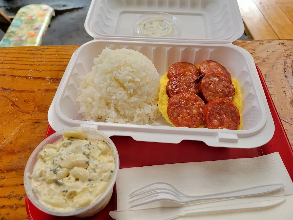 Breakfast Combo and Macaroni Salad